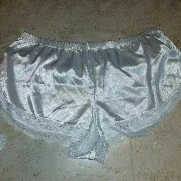 Avidlove White Satin Pajama Cami Set Sexy Lingerie Silky Sleepwear Size XXL - Picture 5 of 10